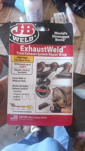 Exhust Weld Fiber Fix