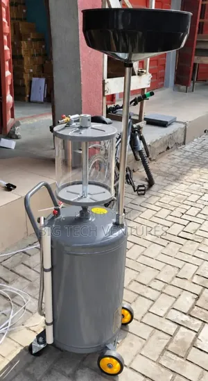 80-Liter Portable Pneumatic Waste Oil Drainer and Extractor