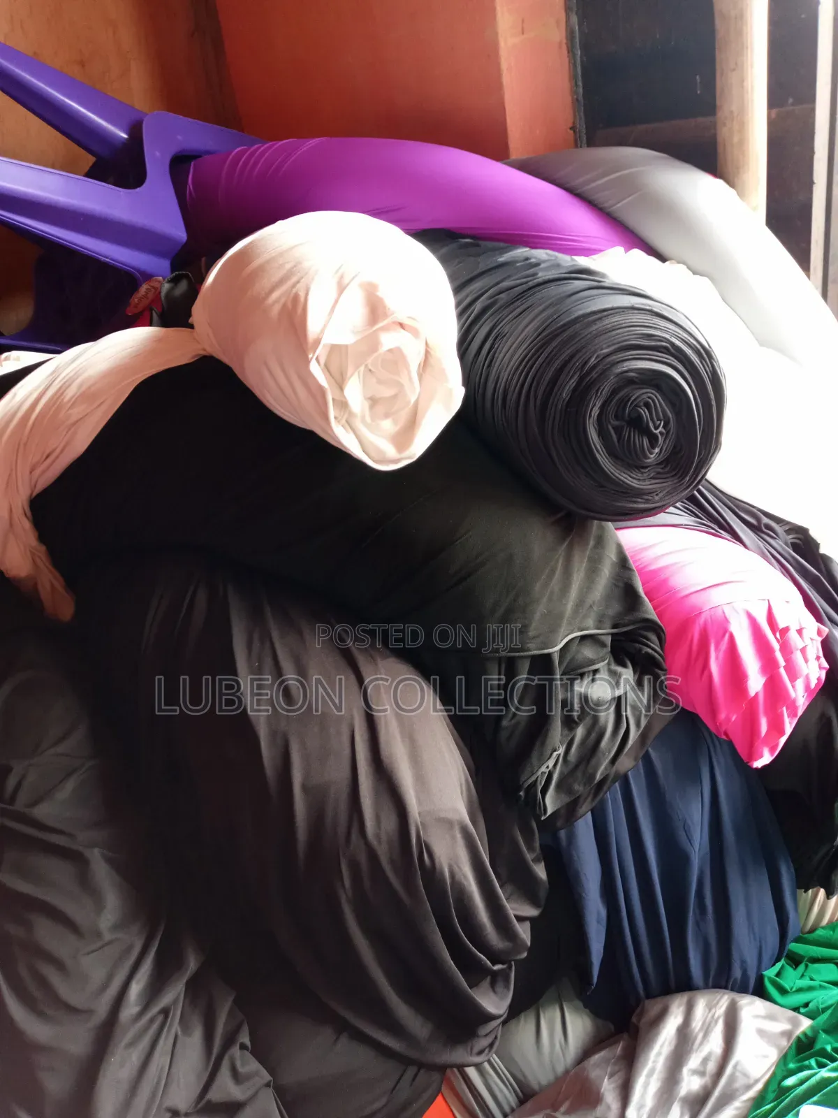 Plain Lycra Girdle Fabric - Thick Quality - Multi Colors