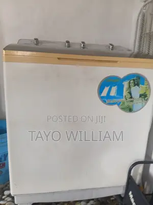 Fairly Used Qasa Twin- Tub Semi Automatic Washing Machine