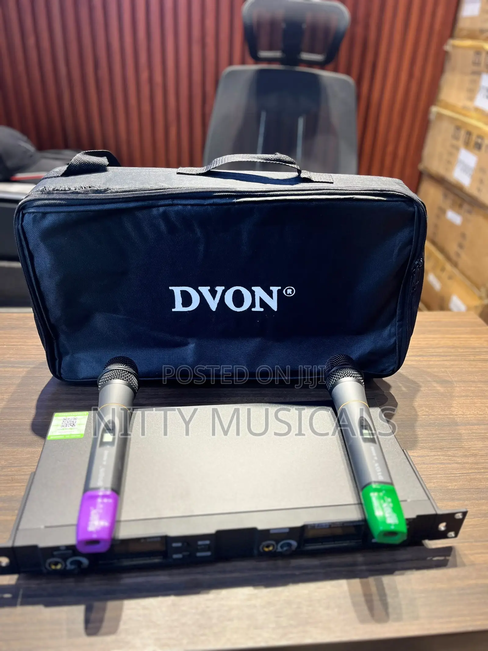 Dvon 2in1 Wireless Microphone System