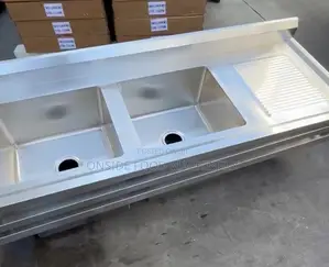 Double Bowl Sink With Attachment