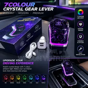 7-Colour Crystal Gear Lever 
