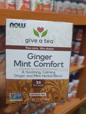 NOW Foods Ginger Mint Comfort Tea