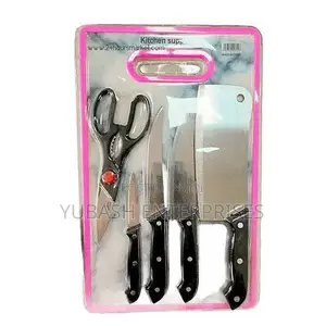 Knife Set With Chopping Board