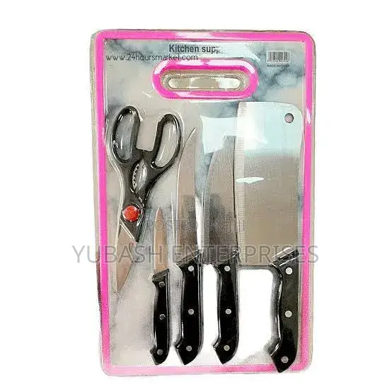 Knife Set With Chopping Board