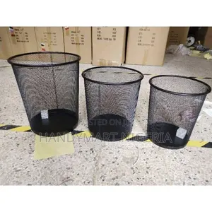 HandyMart Nigeria's 3-in-1 Nested Mesh Waste Bin Set!