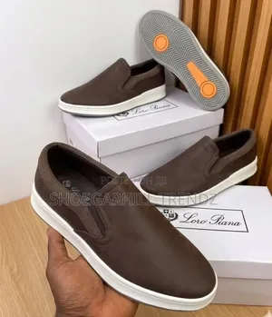 Mens Shoes Loafer Sneakers White Sole