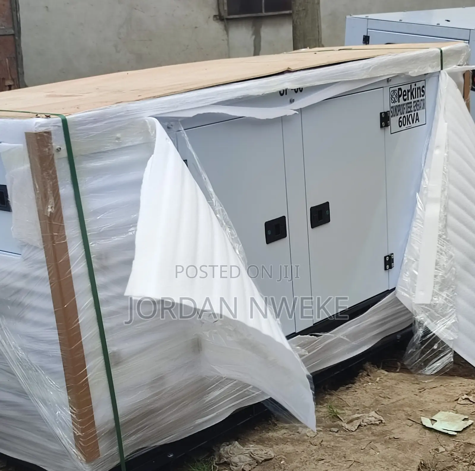 SP: (60kva) Perkins Soundproof Generator With 100% Copper Coil