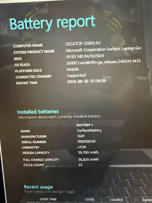 Laptop Microsoft Surface Go 16GB Intel Core i5 SSD 256GB