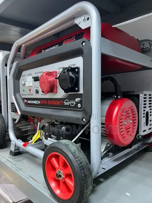 Maxmech RFS15000ET 12/12.5kva Three Phase Industrial Petrol Generator