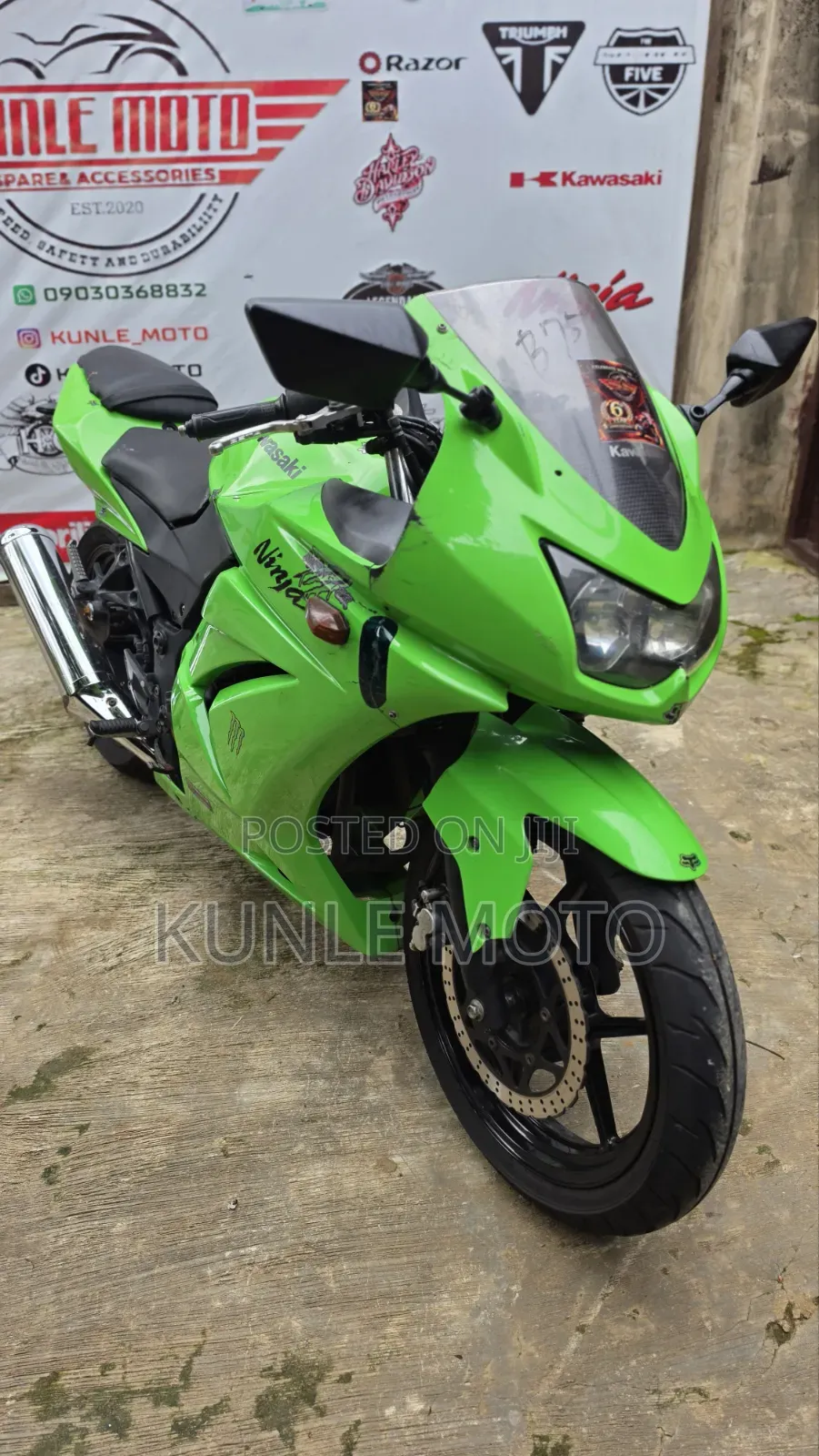 Kawasaki EX250 2012 Green