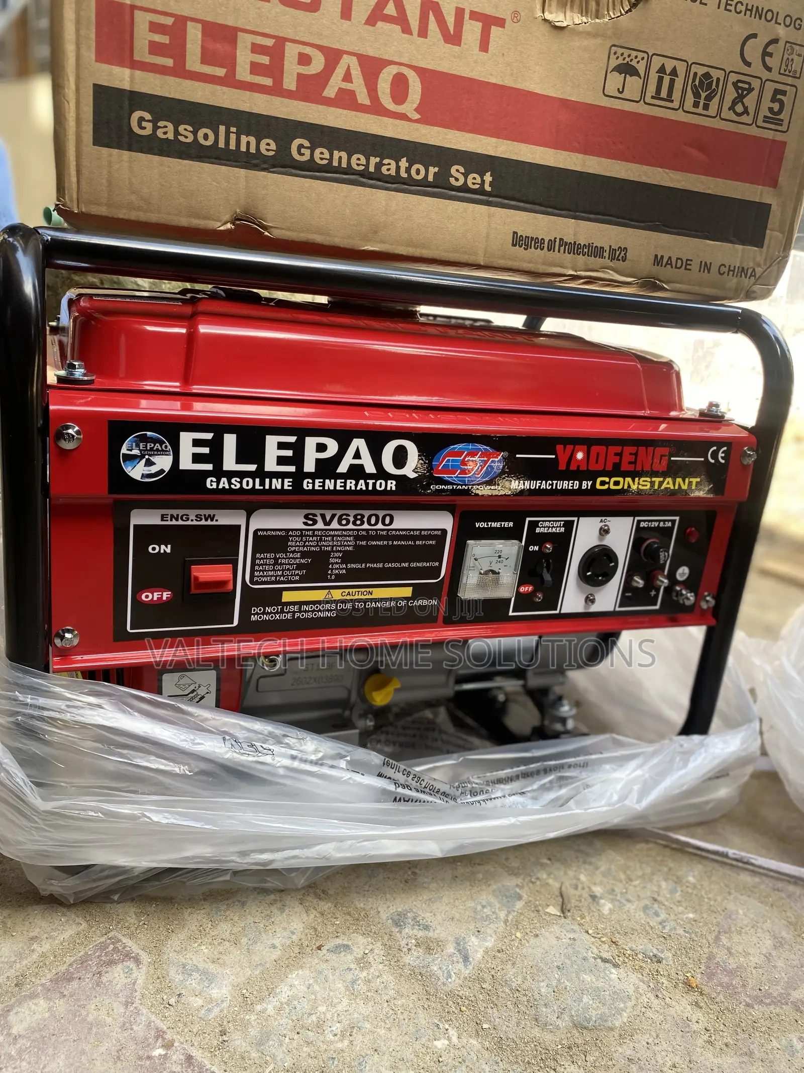4.5KVA ELEPAQ Generator – Durable Copper Coil