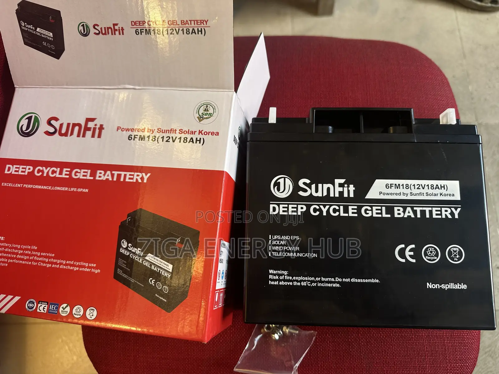 18ah Dry Cell Battery