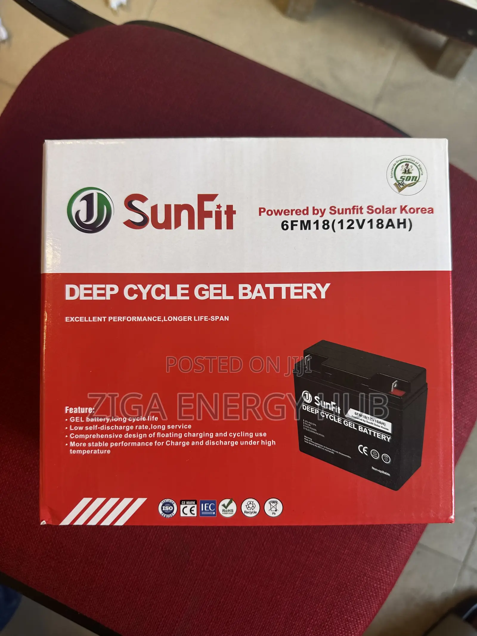 18ah Dry Cell Battery