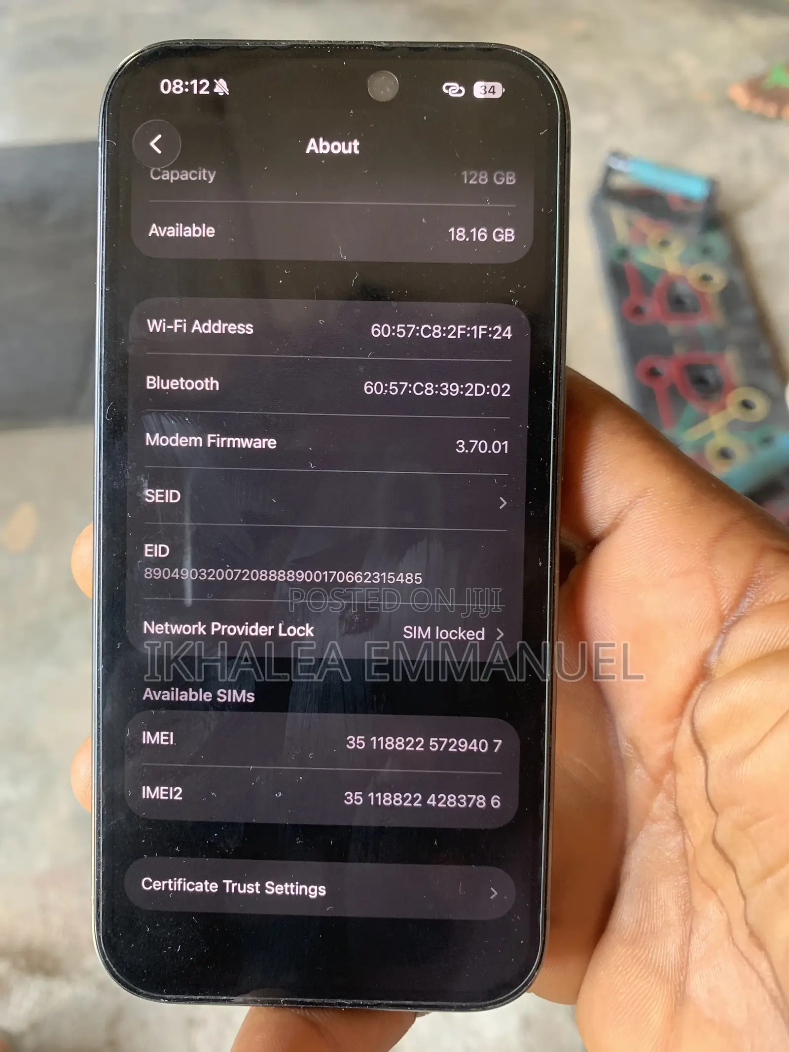 Apple iPhone 15 Pro 128 GB Black
