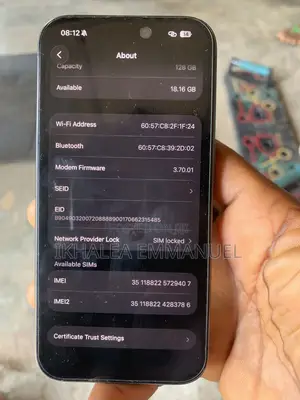Apple iPhone 15 Pro 128 GB Black