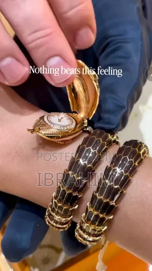 Bvlgari Serpenti Secret Gold Watch Diamond Coated Luxury Women's Watch