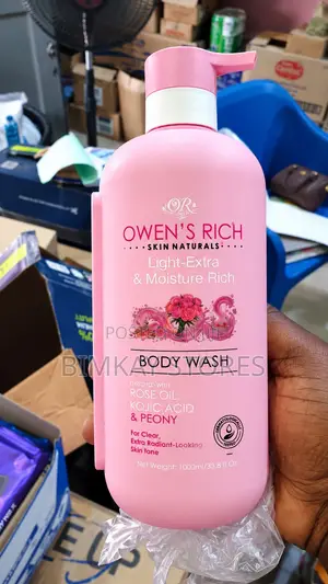 Owen’s Rich Skin Natural Light Extra and Body Wash 1000ml