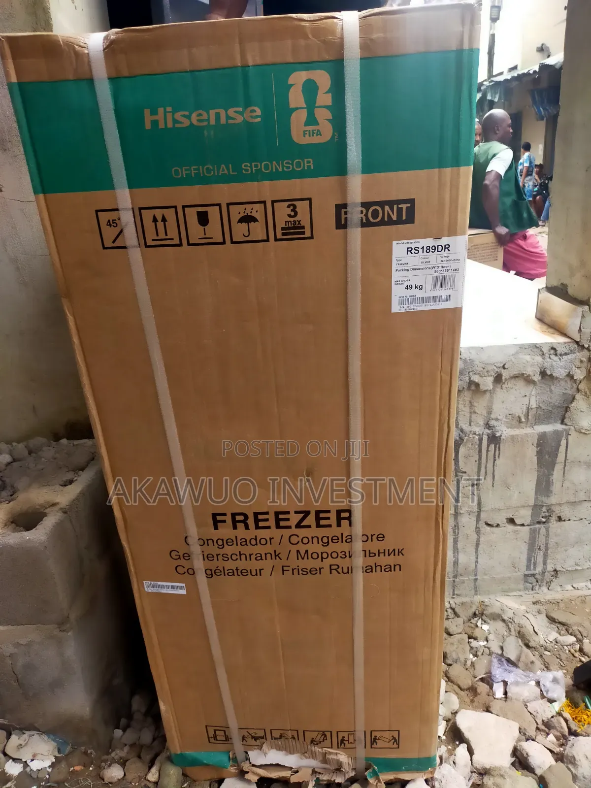 Hisense Upright Freezer 7 Layers