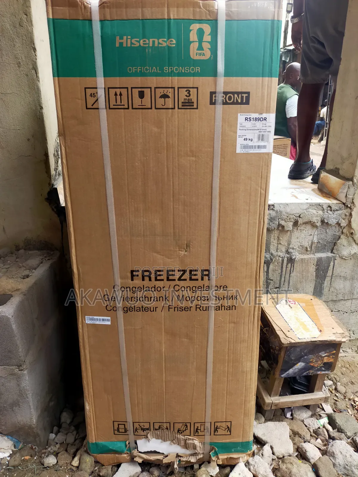 Hisense Upright Freezer 7 Layers