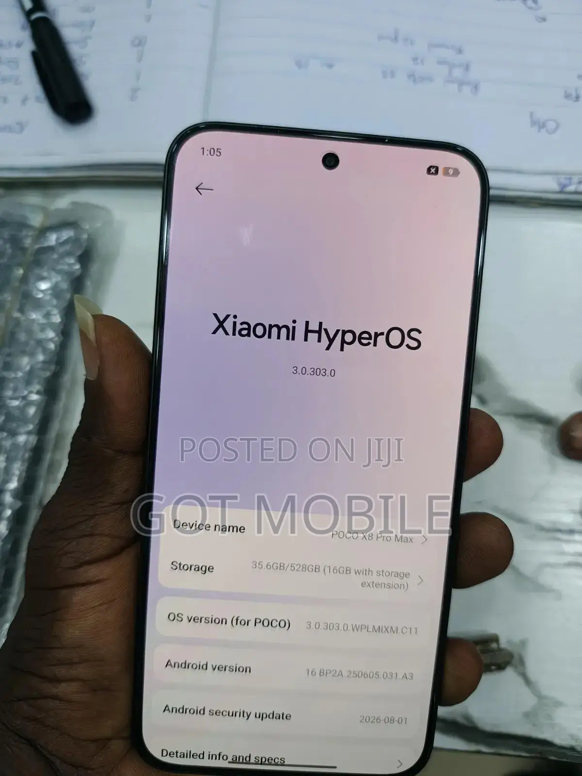 Xiaomi Poco X8 Pro Max 512 GB Black