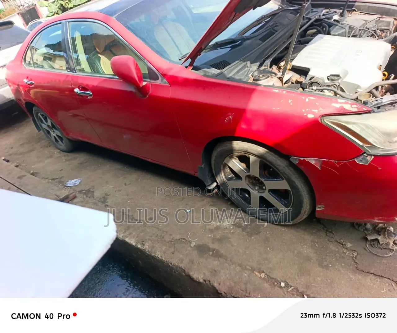 Lexus ES 350 2008 Red
