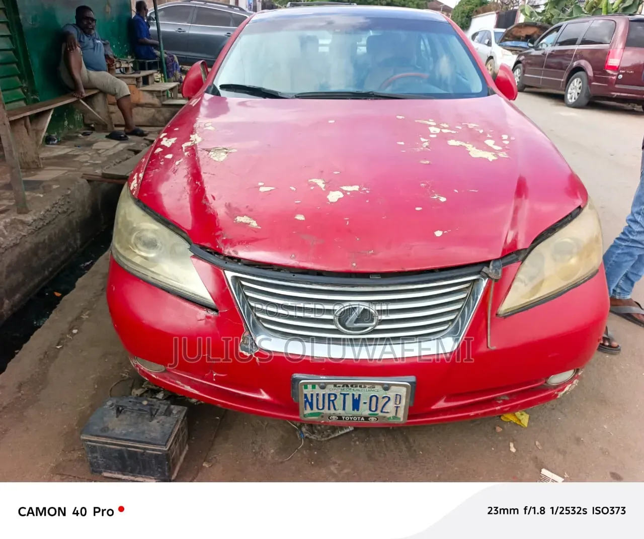 Lexus ES 350 2008 Red