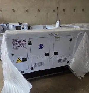 Original 20KVA Perkins Diesel Generator – Soundproof Copper Coil