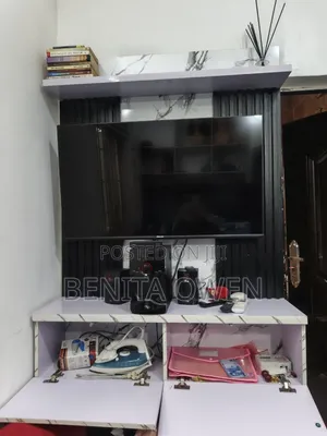 Hanging TV Shelf With Panel