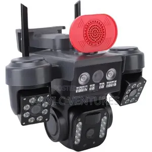 Four Len's Solar CCTV Camera