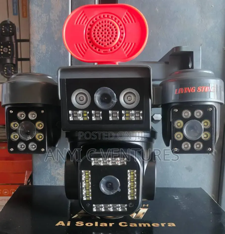 Four Len's Solar CCTV Camera