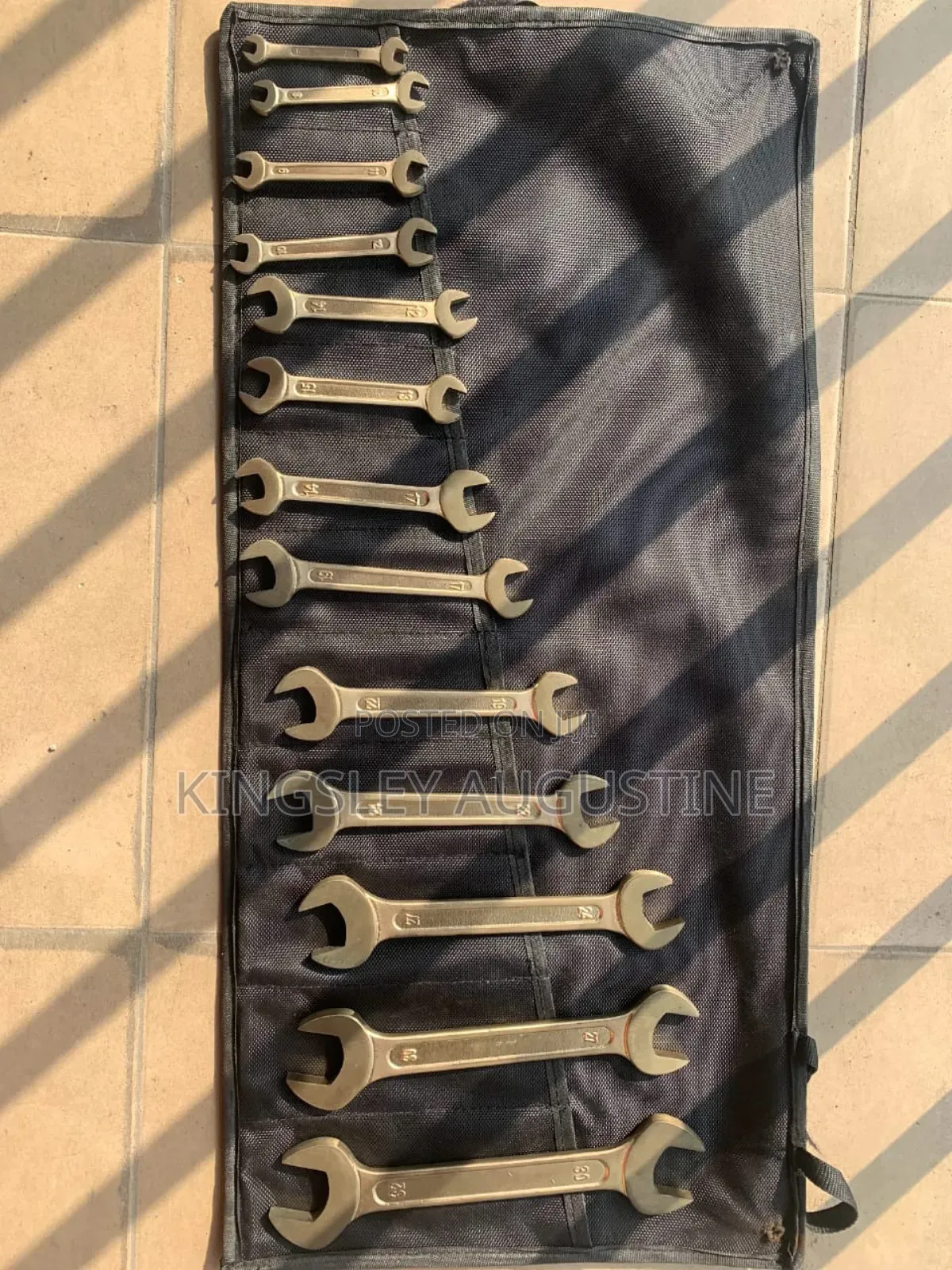 Brass Flat Spanner Set 6-32