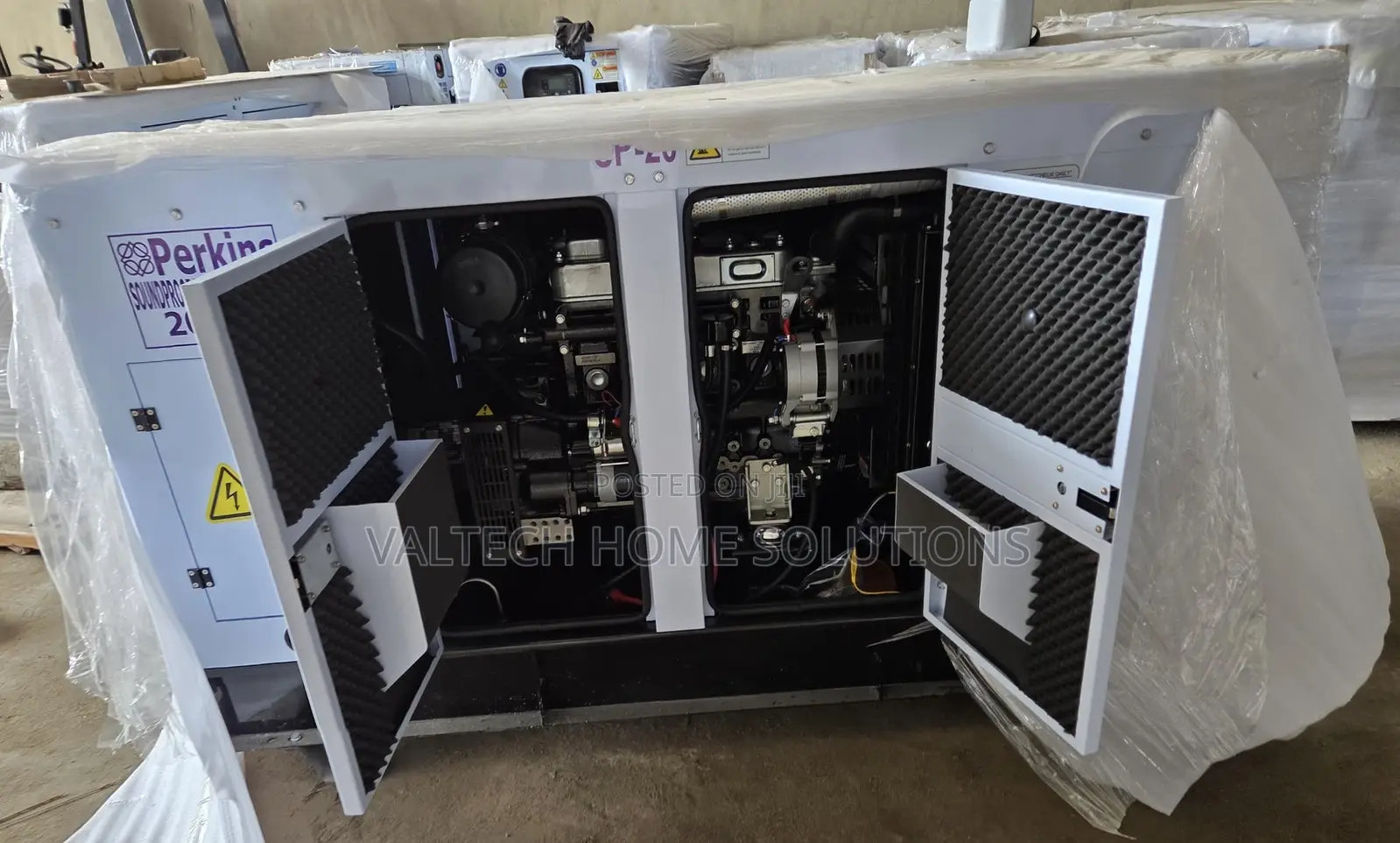 20KVA Perkins Generator – Low Noise, 100% Copper Coil