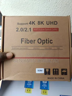 HDMI Cable (Fiber Optic) 4k (Length: 50M)