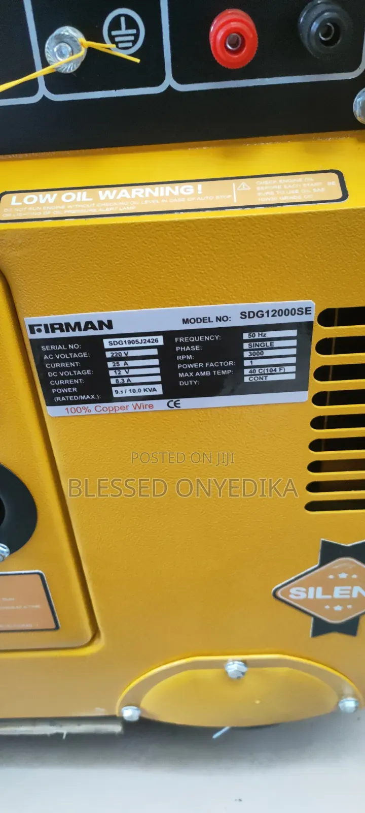 Firman SDG 12000se 10kva