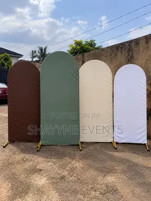 Arch Cloth Cover Available for Rent in Different Colors