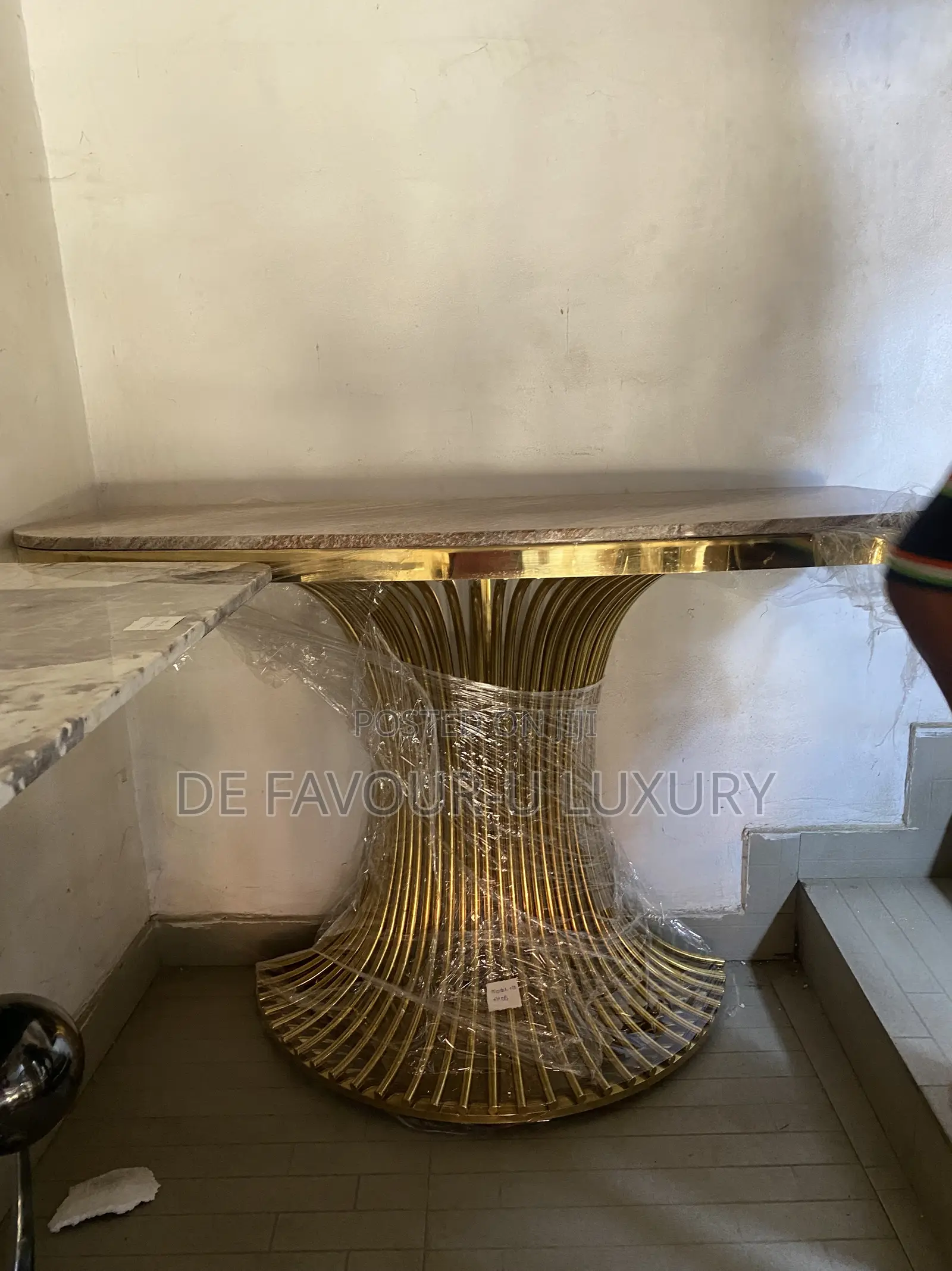 Console Table Marble Top