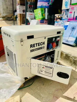 RETECH 10/10.5kva 3 Phase Diesel Soundproof Generator [Made in Korea]