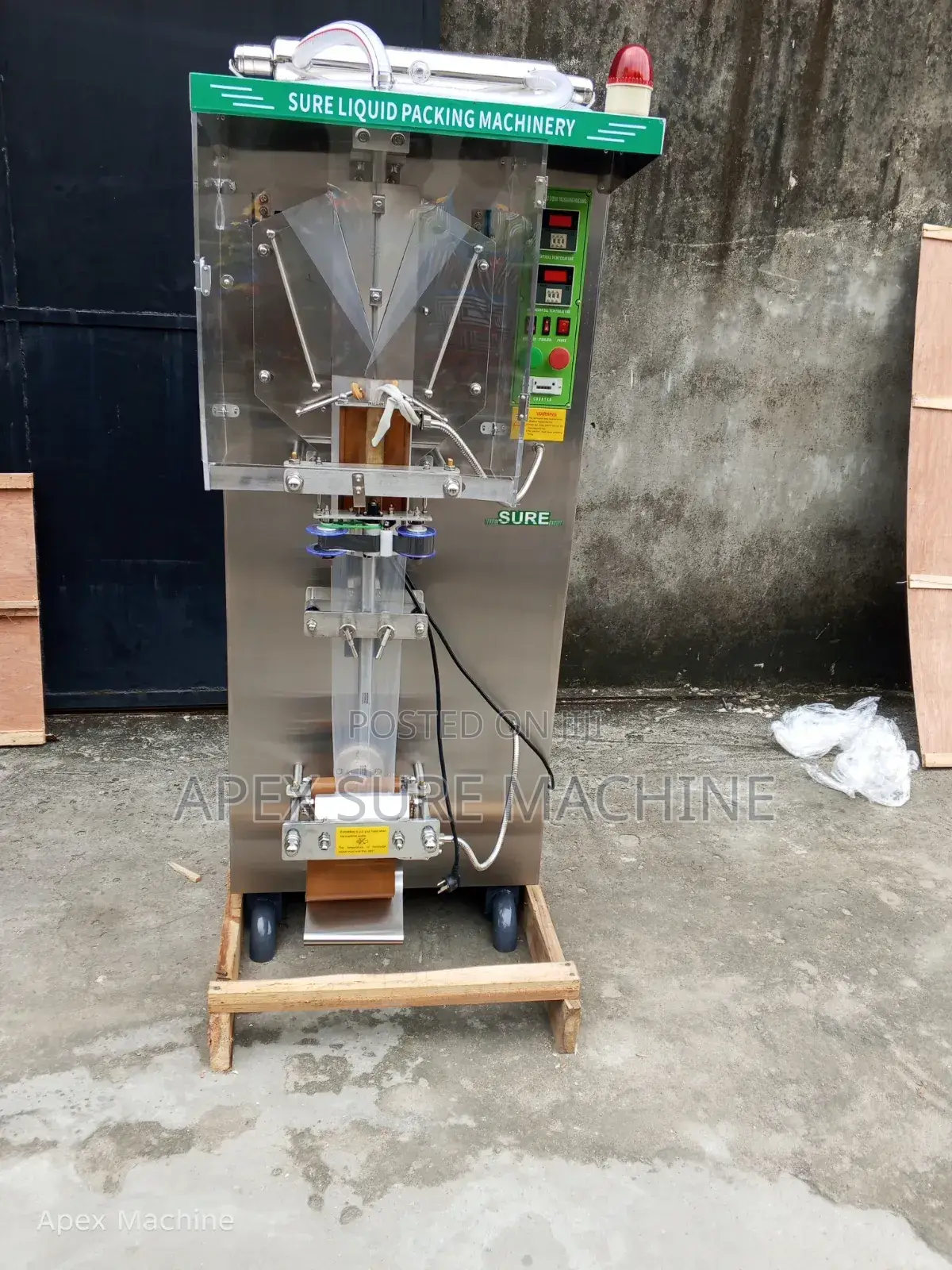 Sure Pure Water Packaging Machine With an Ultraviolet (UV) Steriliser