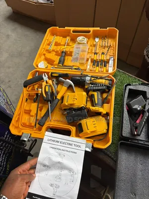 DeWalt Cordless Drill and Multi-Functional Hardware Tool Set