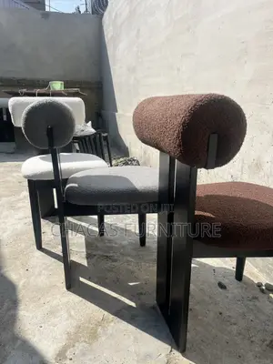 Modern Minimalist Bolster Back Chairs