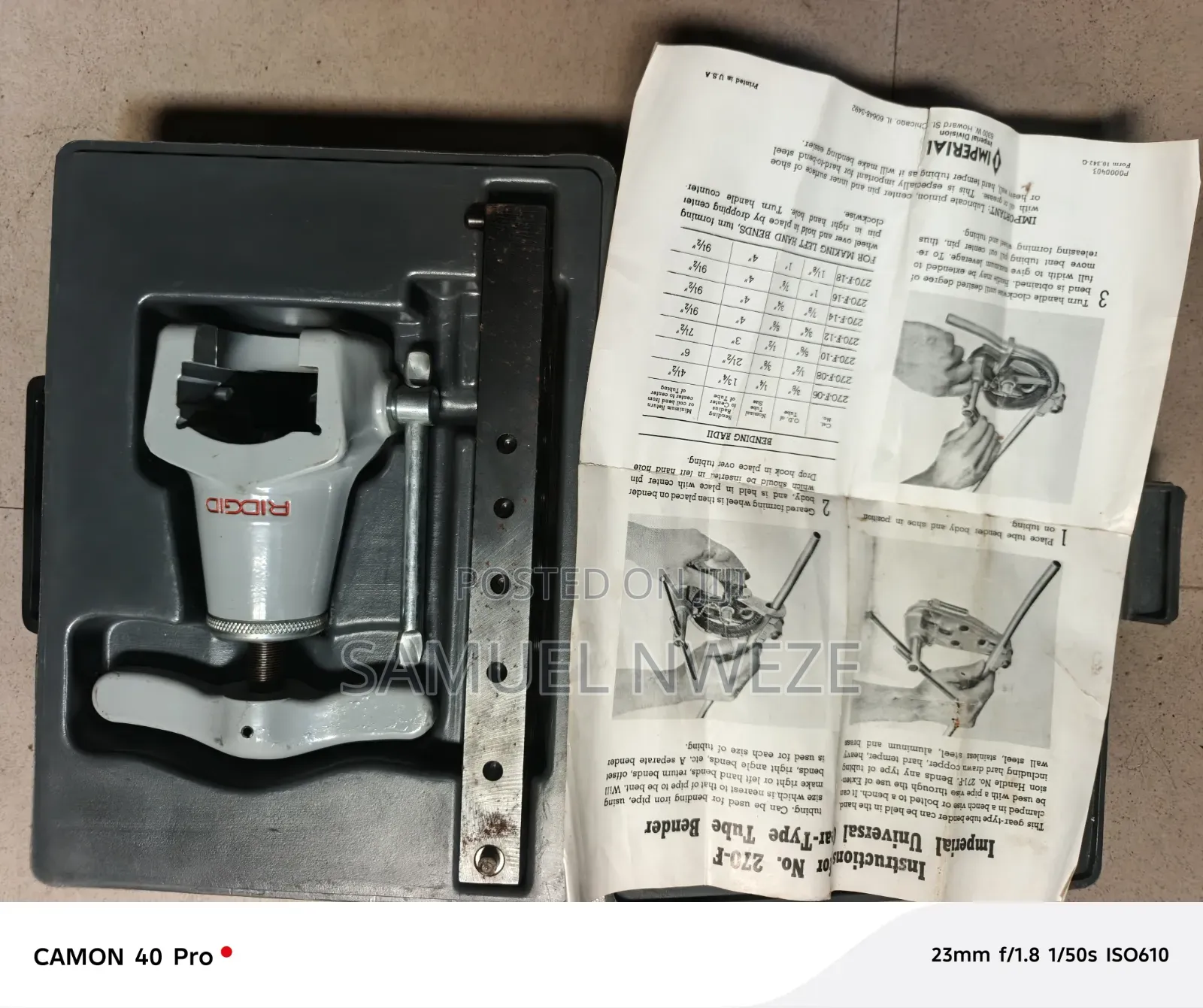 Ridgid Flaring Tools Set