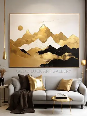 Golden Mountain 3D Canvas