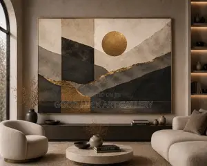 Golden Mountain 3D Canvas