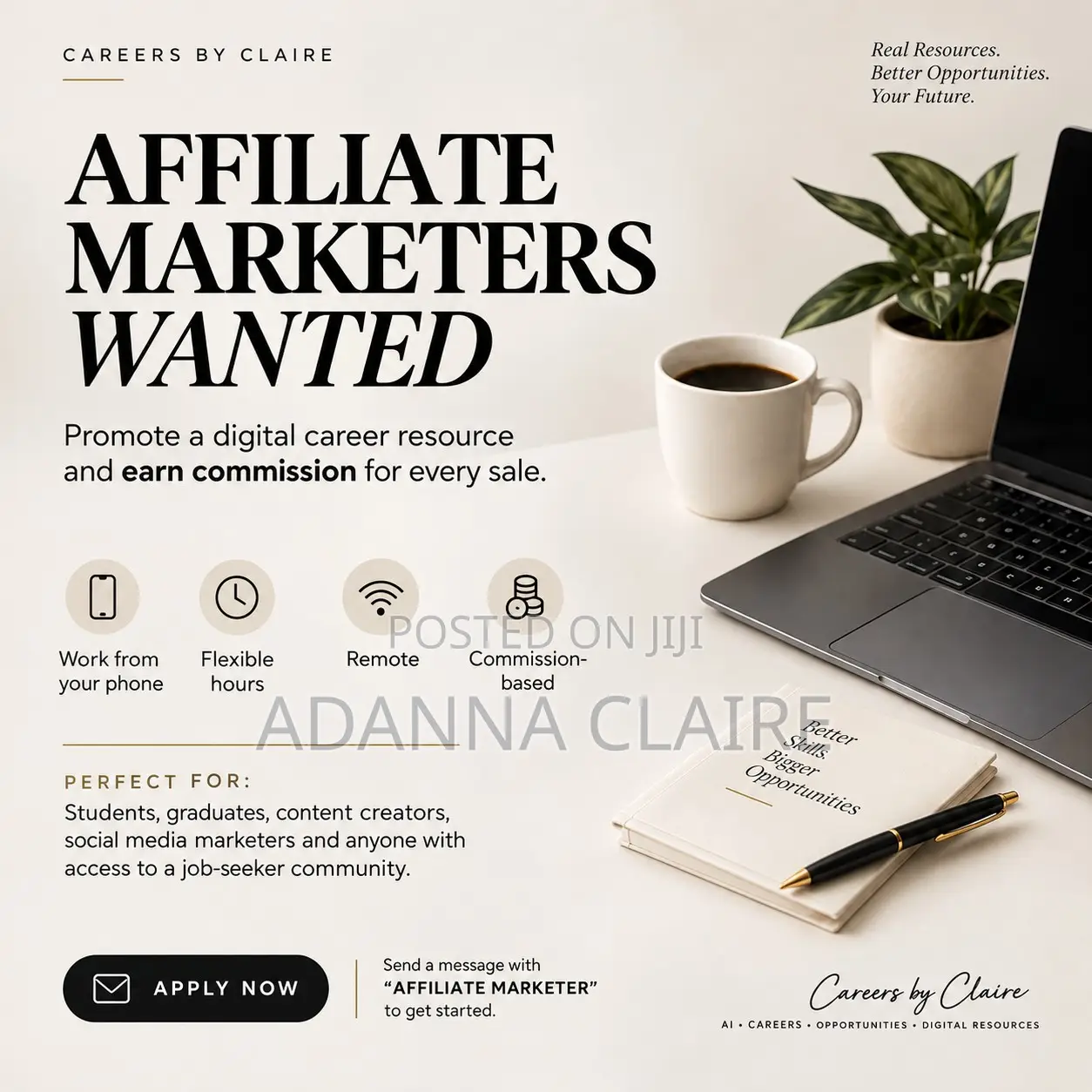 Affiliate Marketer – Remote | Commission-Based