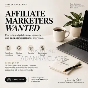 Affiliate Marketer – Remote | Commission-Based