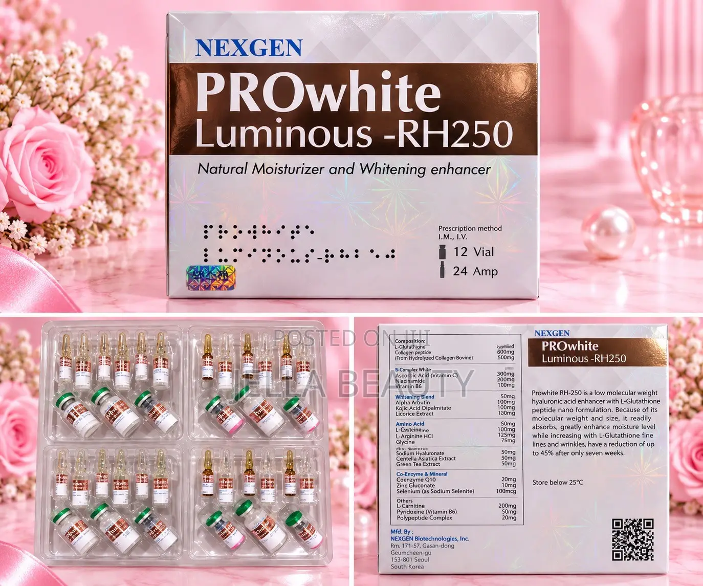 Prowhite Luminous RH250 Whitening Injection