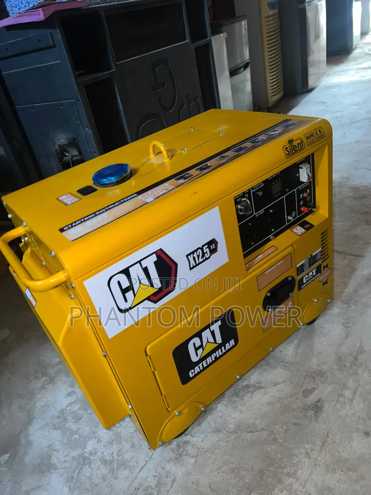 12kva Caterpillar CAT X12.5 Key Start Diesel Soundproof Generator Set.