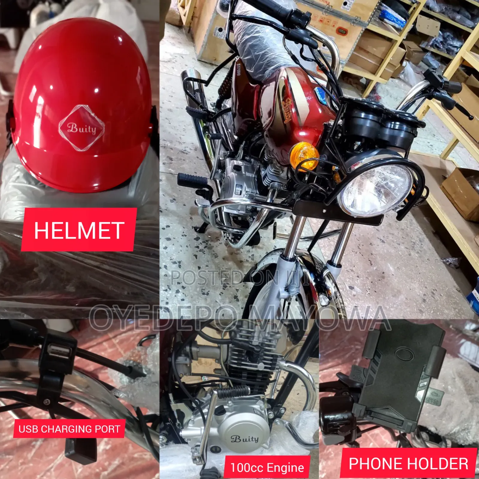 New Motorcycle 2026 Red